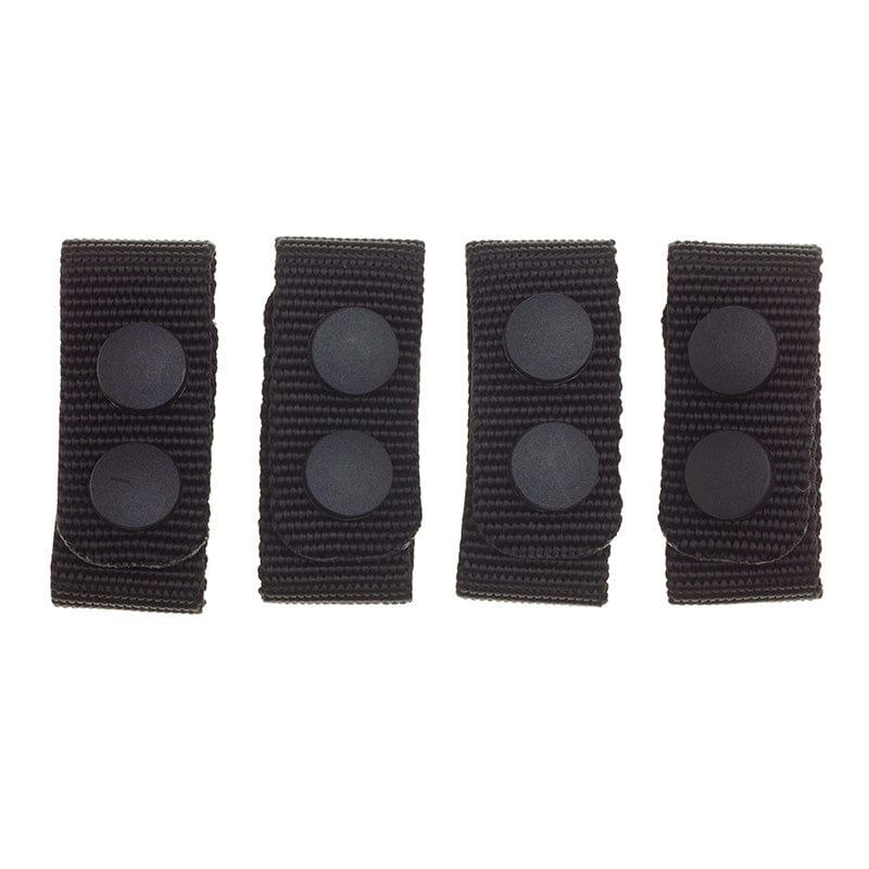 Tasmanian Tiger belt keeper with double snap dome closure designed for repeated professional use and suitable for use with duty belts up to 78 mm wide and compatible with a wide range of law enforcement, emergency services and tactical equipment.